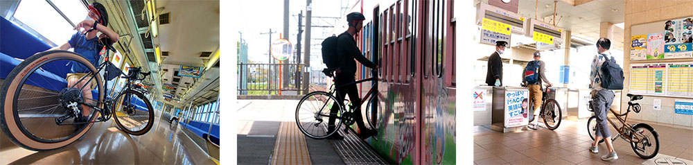 びわ湖一周サイクリング ビワイチ 輪の国びわ湖 ガチャride 近江鉄道 自転車